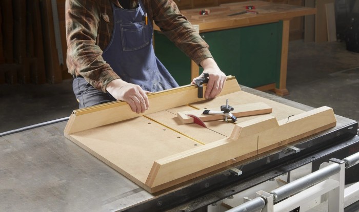 Diy table saw sled