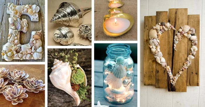 Diy shell art