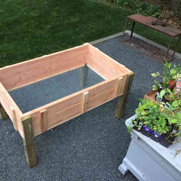 Diy raised garden box plans