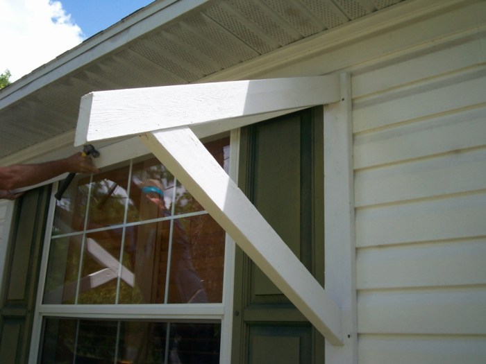 Diy window awning