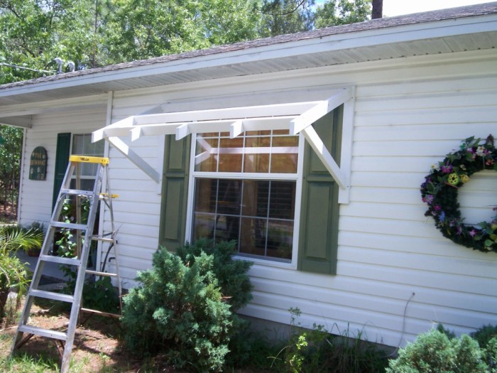 Diy window awning